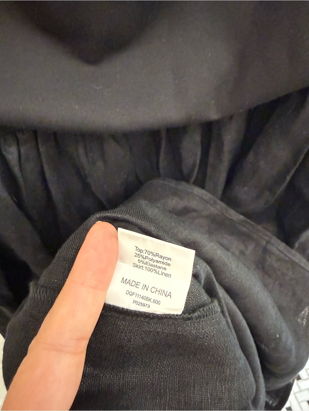 DISSH Black Ellison Strapless Midi Dress NWT Size US 6 - Picture 5 of 5
